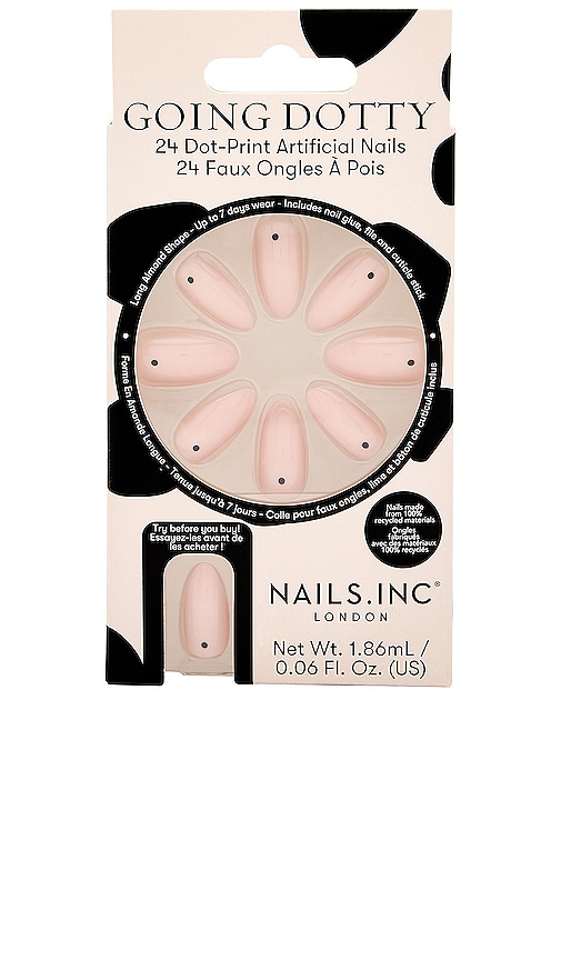 Nails.inc Going Dotty Artificial Nails In Pink