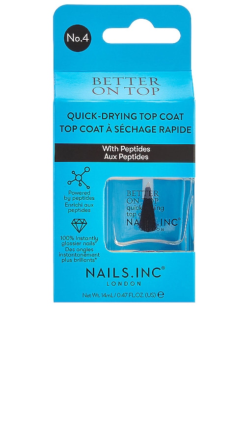 Shop Nails.inc Better On Top Quick-drying Top Coat In N,a