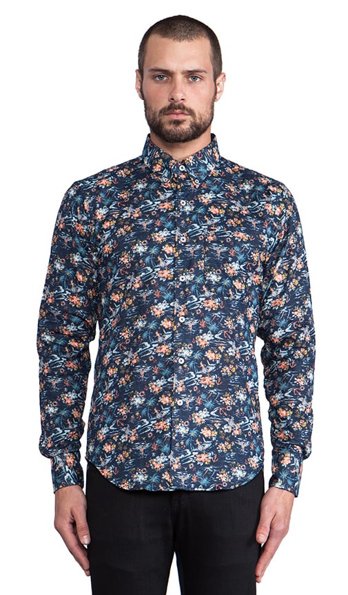 Regular Shirt Tropical Gauze