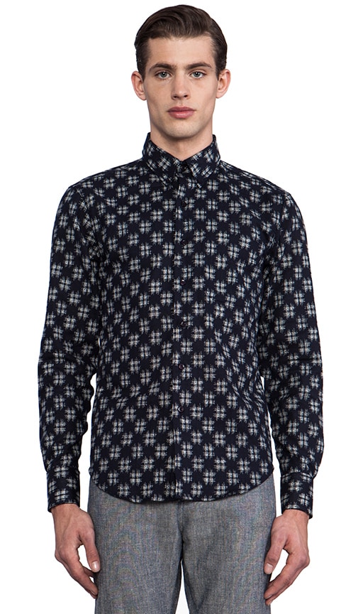 Regular Shirt Kimono Print # Motif