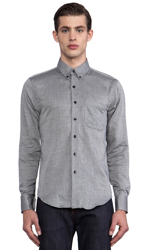 Regular Shirt Pale Grey Air Twill