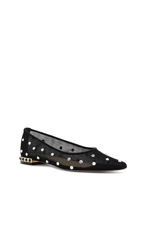 Shop Nalebe Aurum Ballet Flat In Black