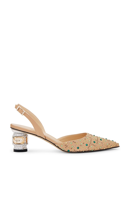 Shop Nalebe Aurum Slingback In Tan