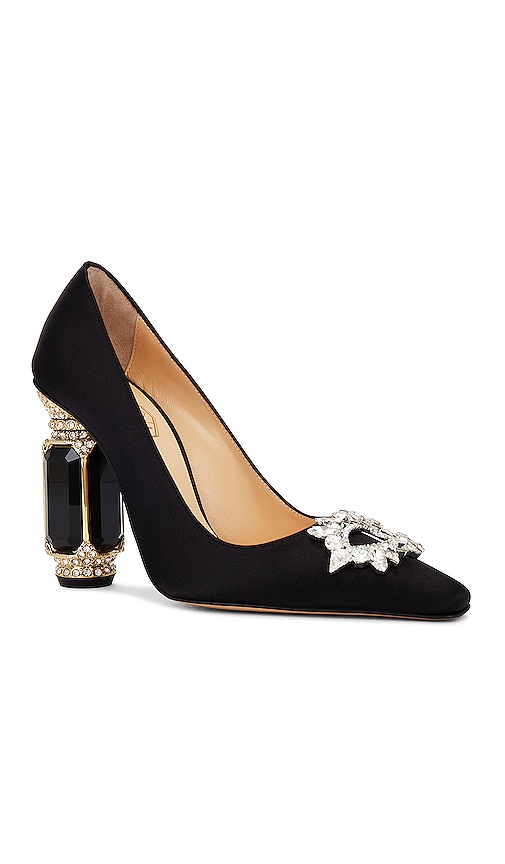 Releve Cross Strap Heel Pumps - Black[2026年2月上旬-3月上旬発送予定]
