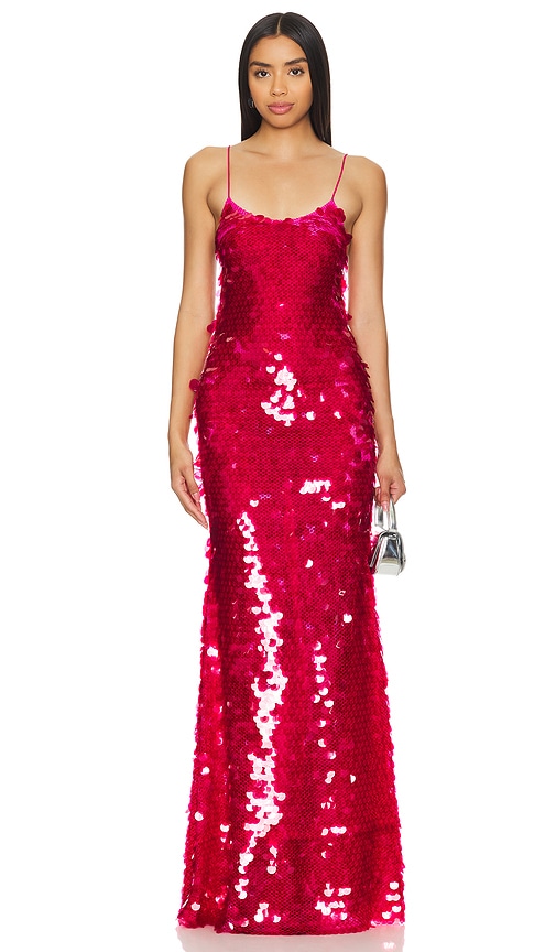 The New Arrivals by Ilkyaz Ozel Gwyneth Dress in Flamboyante | REVOLVE