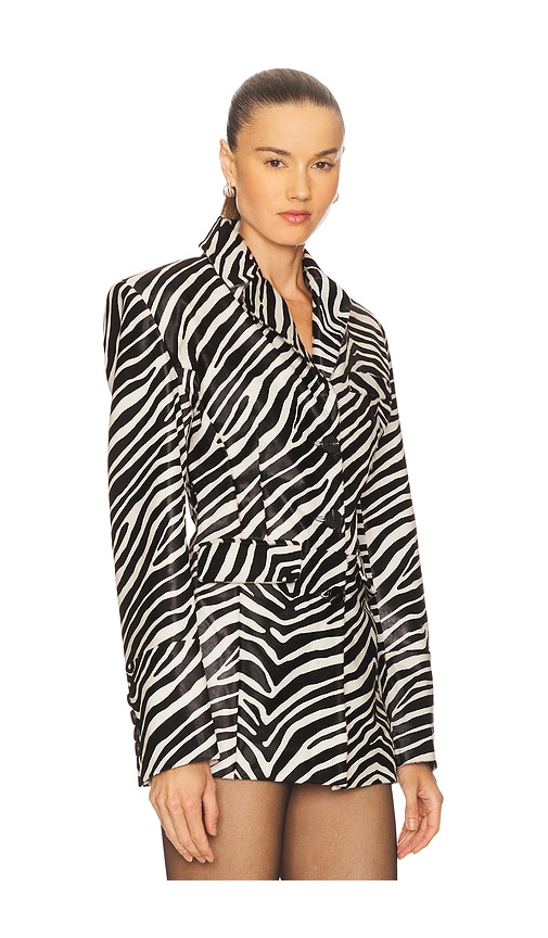 The New Arrivals By Ilkyaz Ozel Maya Jacket In Black