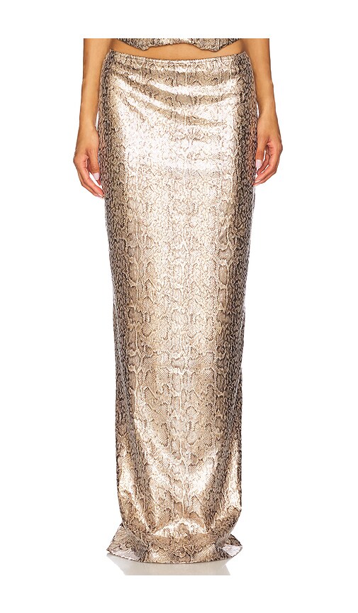 The New Arrivals by Ilkyaz Ozel Zada Skirt in Serpentine Daze