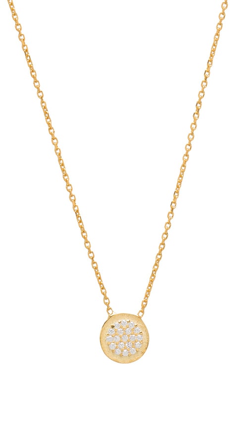 Natalie B Ottoman Small Disc Necklace