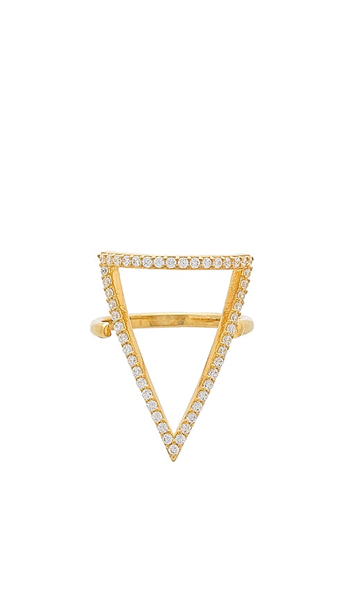 BAGUE PAVÉ OTTOMAN BERMUDA TRIANGLE