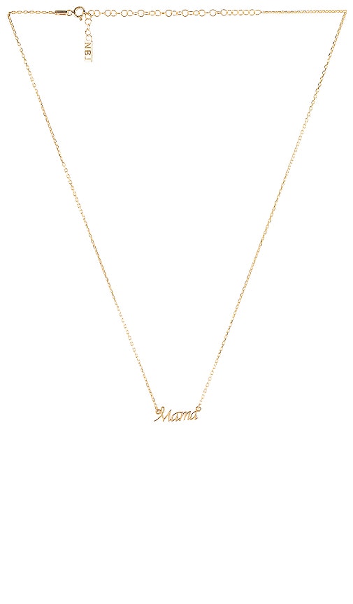 Natalie B Jewelry Mama Necklace in Gold