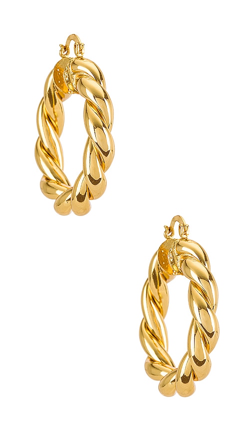 Natalie B Jewelry Nia Hoop In Metallic Gold ModeSens