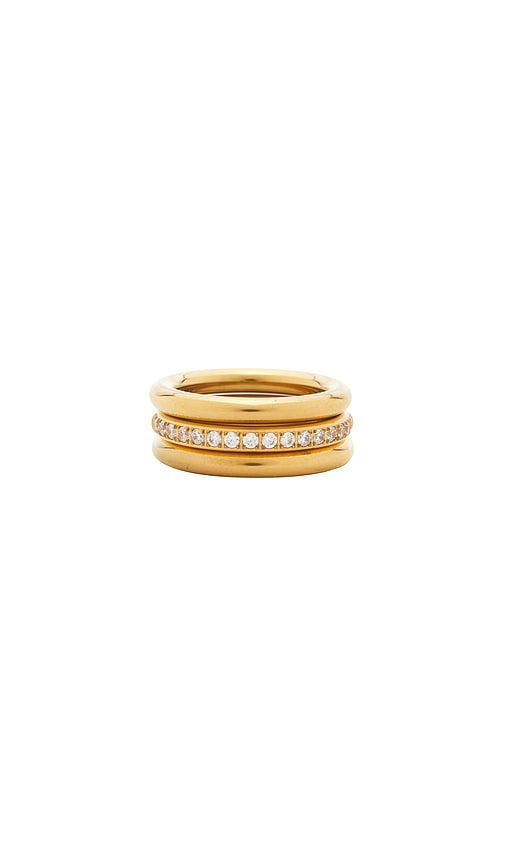 Natalie B Jewelry Tessa Trio Ring Set