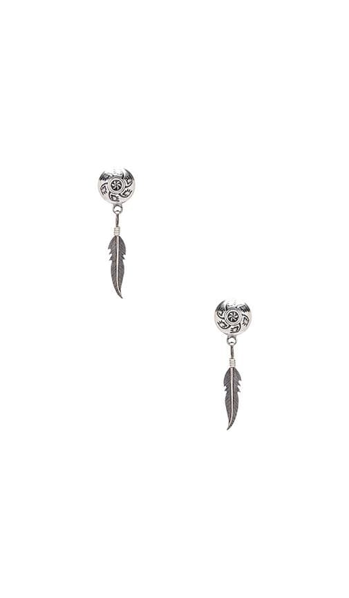 Mojave Feather Stud Earrings