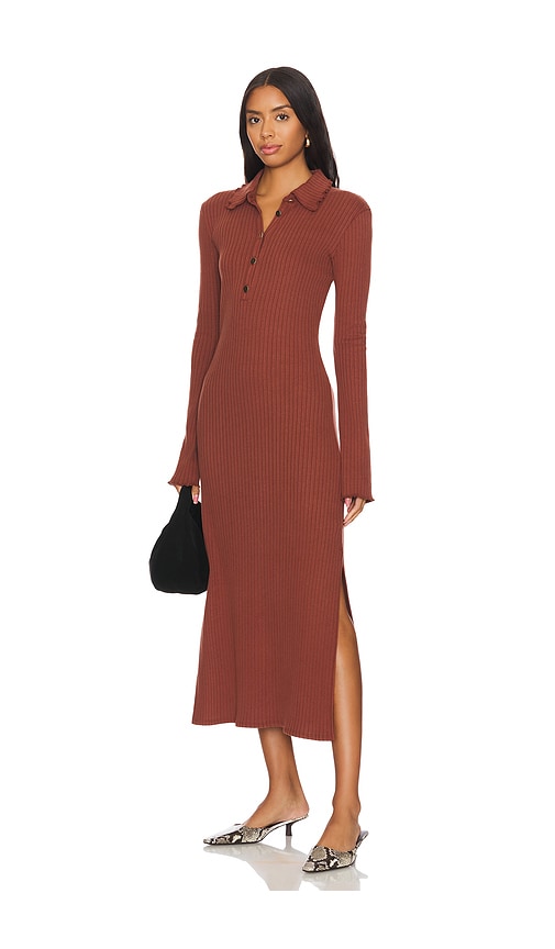 Shop Nation Ltd Rennie Dress In Brown