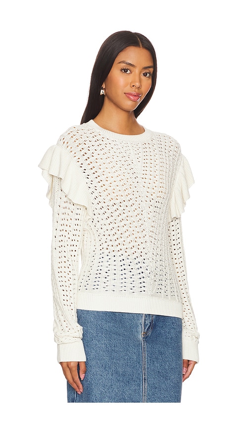 Shop Nation Ltd Kay Pullover In Porcelain