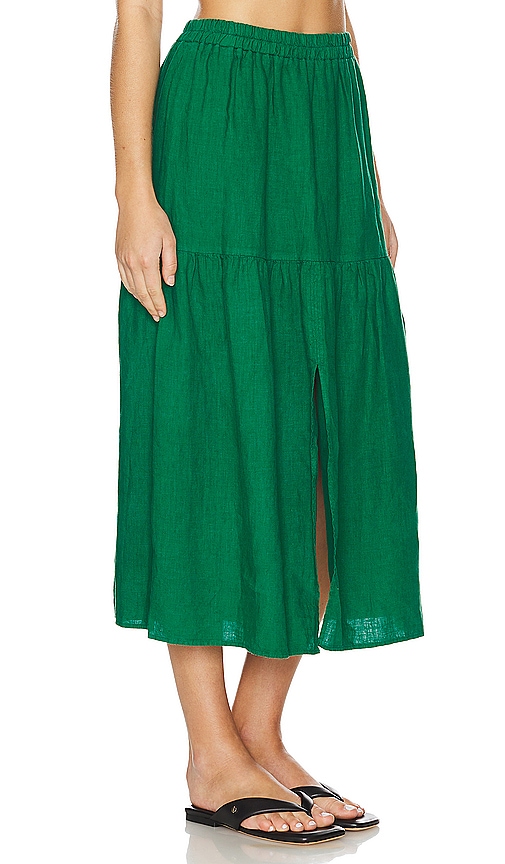 Shop Nation Ltd Esmeralda Skirt In Verdant Green