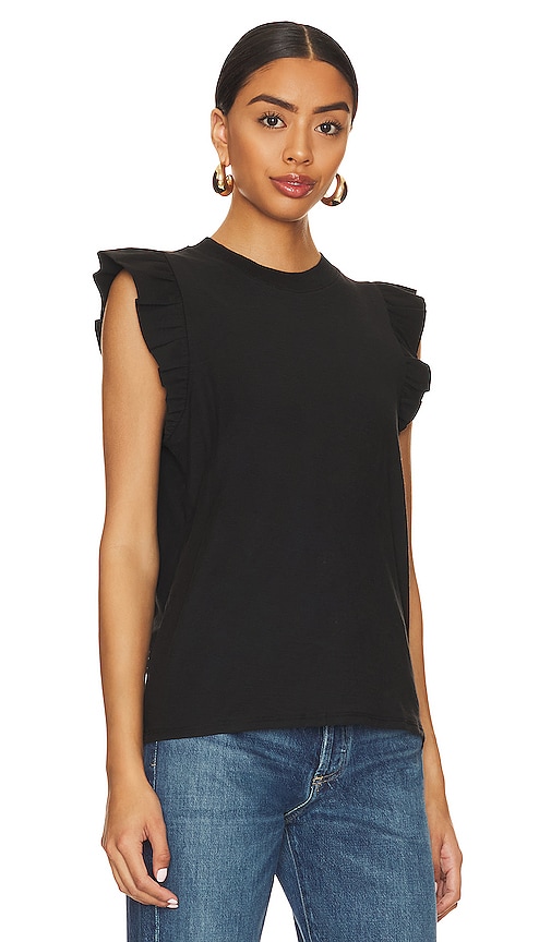 Shop Nation Ltd Paulette Tank In Jet Black