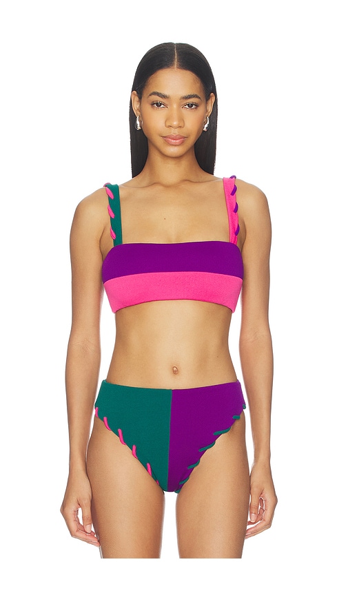 Nau Bikinis Contour Colorblock Bikini Top