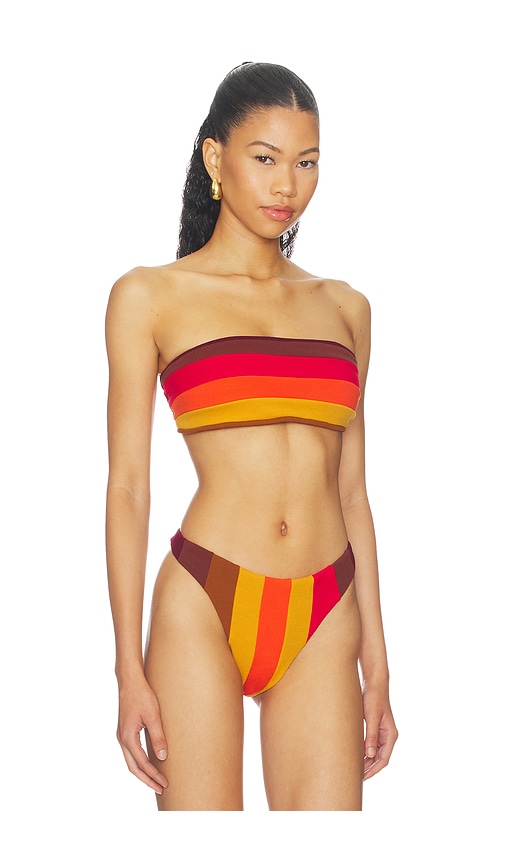 Nau Bikinis Golden Hour Bandeau Bikini Top | Thumbnail 2