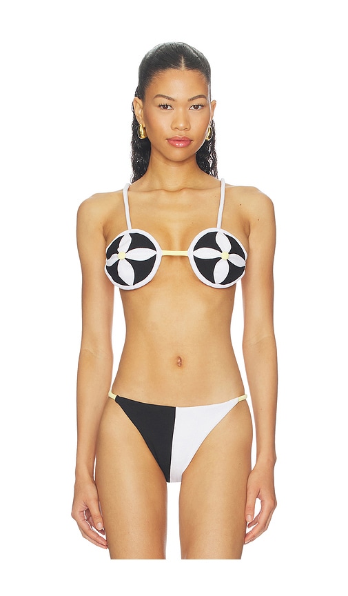 Nau Bikinis Redondo Flor Bikini Top In Multi