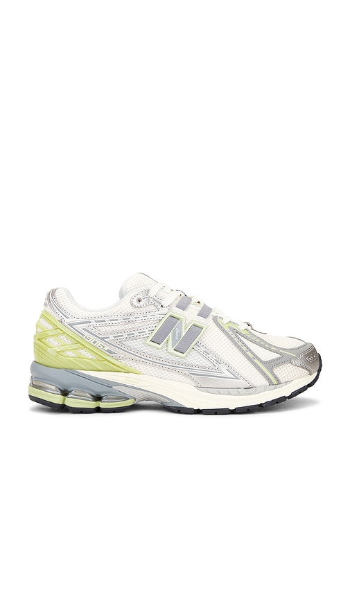 New Balance 1906r Sneaker in Sea Salt, Everglade Green, & Slate