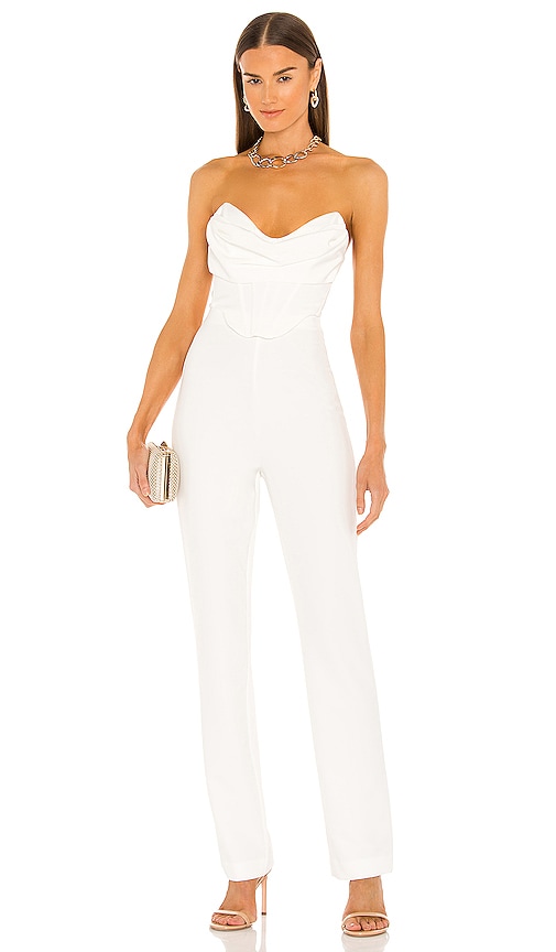 NBD Conner Jumpsuit in White | REVOLVE