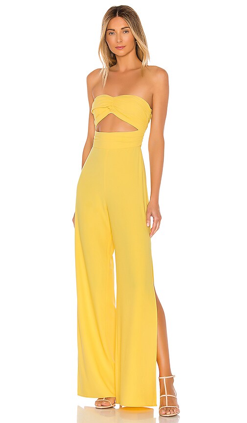 canary yellow jumpsuit