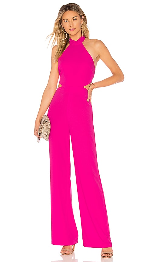 magenta jumpsuit