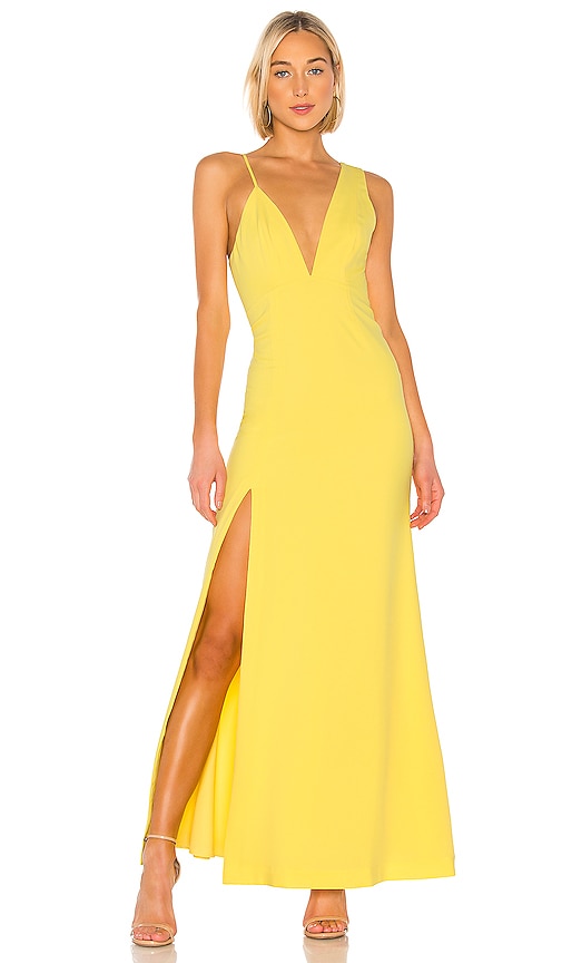 nbd yellow dress