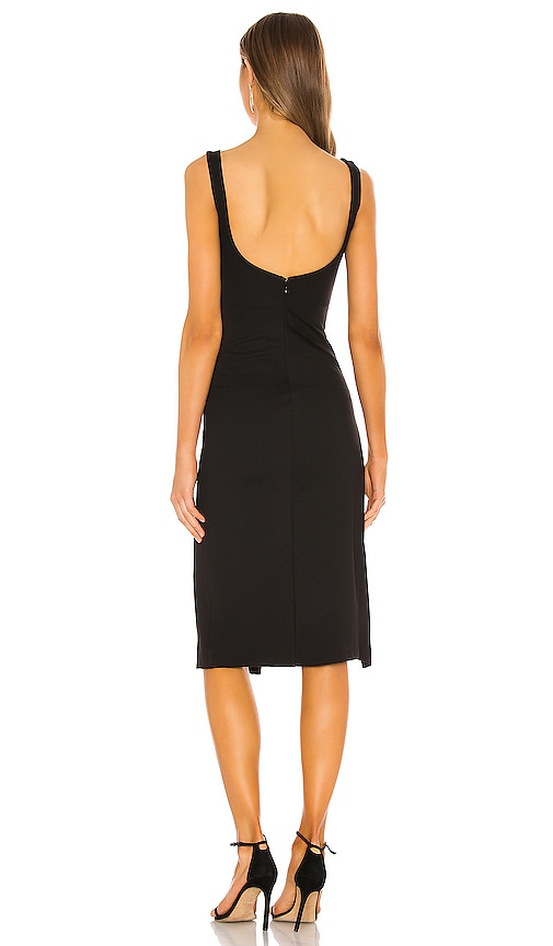 Shop Nbd Thom Midi Dress In Black