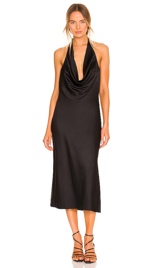 NBD Andrea Midi Dress in Black | REVOLVE