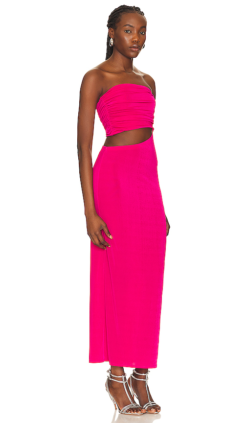 Shop Nbd Arielle Maxi Dress In Fuchsia
