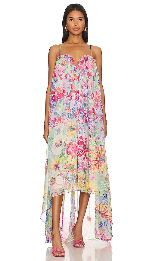 NBD Iago Gown in Floral Multi