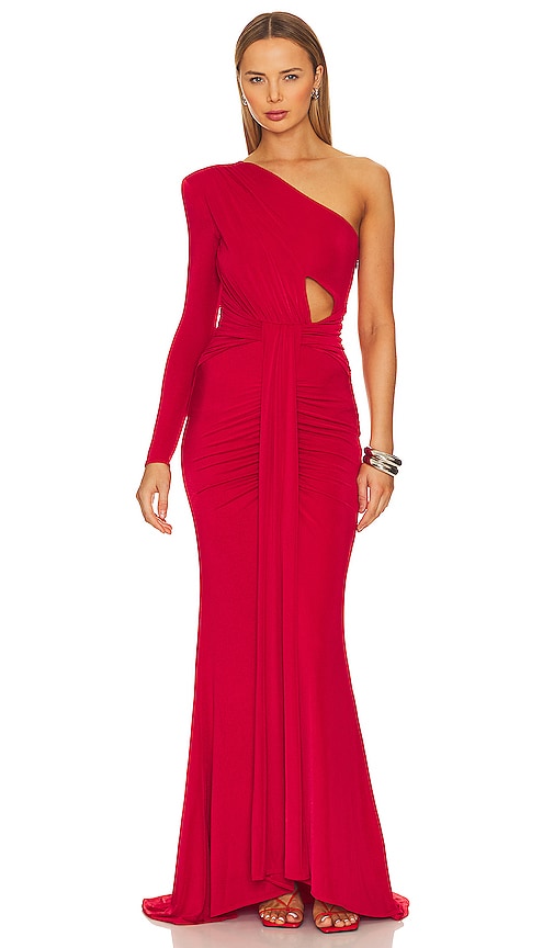 Nbd Althea Gown In Red