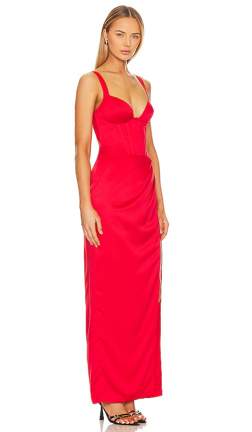 Shop Nbd Elodie Maxi Dress In Red