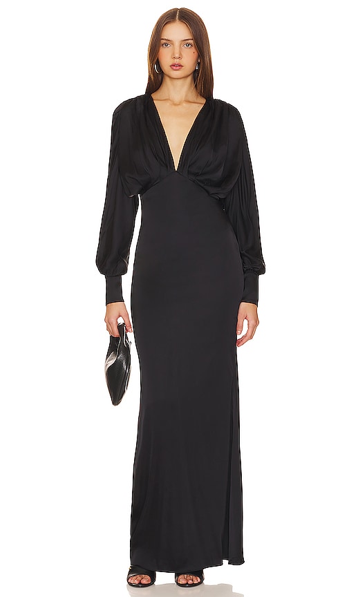 NBD Solange Gown in Black | REVOLVE