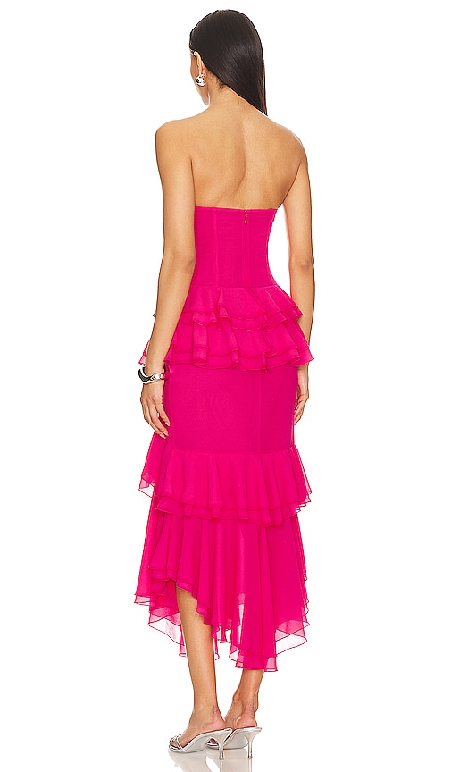  Nbd Abendkleid Sarita In Fuchsia. Größe Xs. Also In Xxs. 