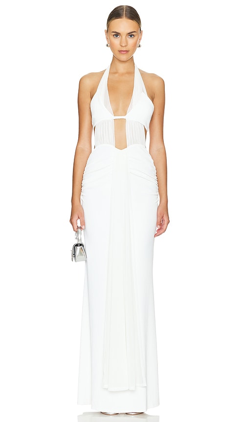 Shop Nbd Ilta Maxi Dress In White