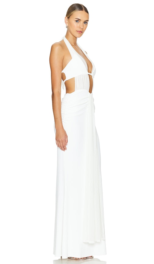 Shop Nbd Ilta Maxi Dress In White