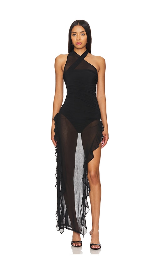 Shop Nbd Nazia Maxi Dress In Black