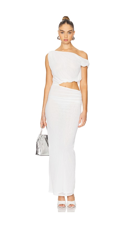 Shop Nbd Jordyn Maxi Dress In Ivory