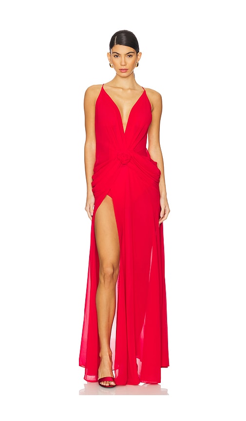 Nbd Colette Gown In Red