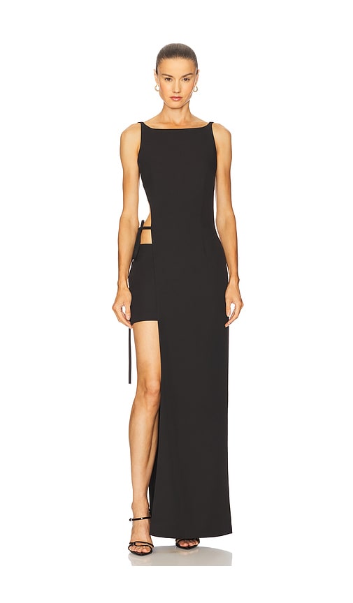 Nbd Farah Gown In Black