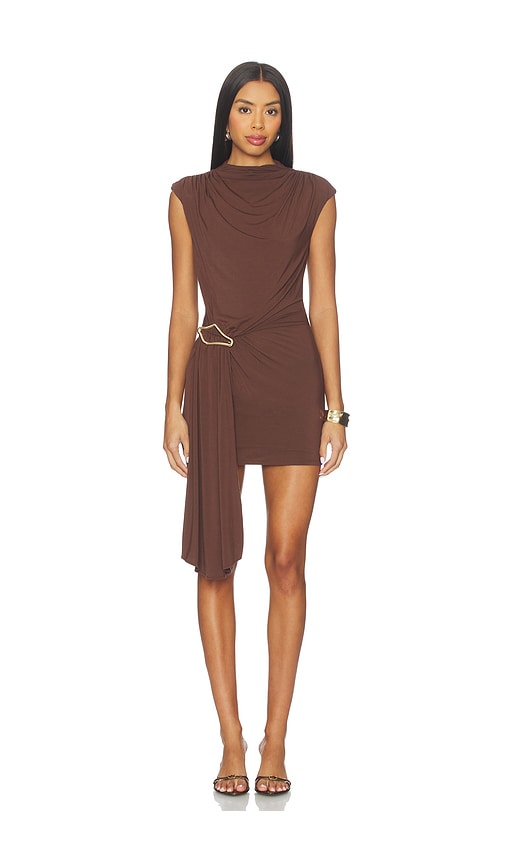NBD Nicolette Mini Dress in Chocolate Brown | REVOLVE