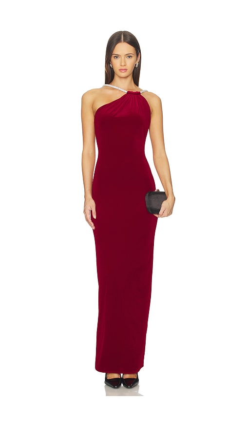 Juna Maxi Dress by NBD in Deep Red
