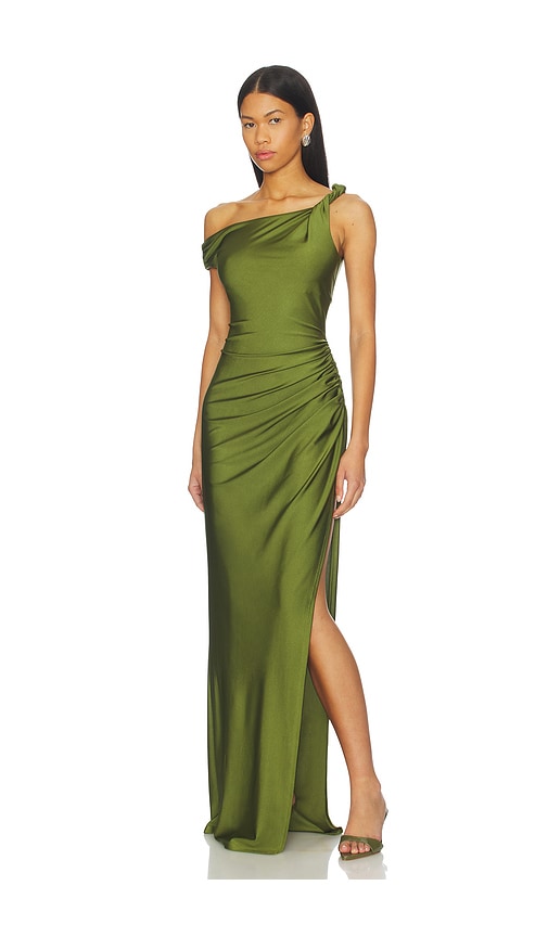 Nbd Shilpa Maxi Dress In Green
