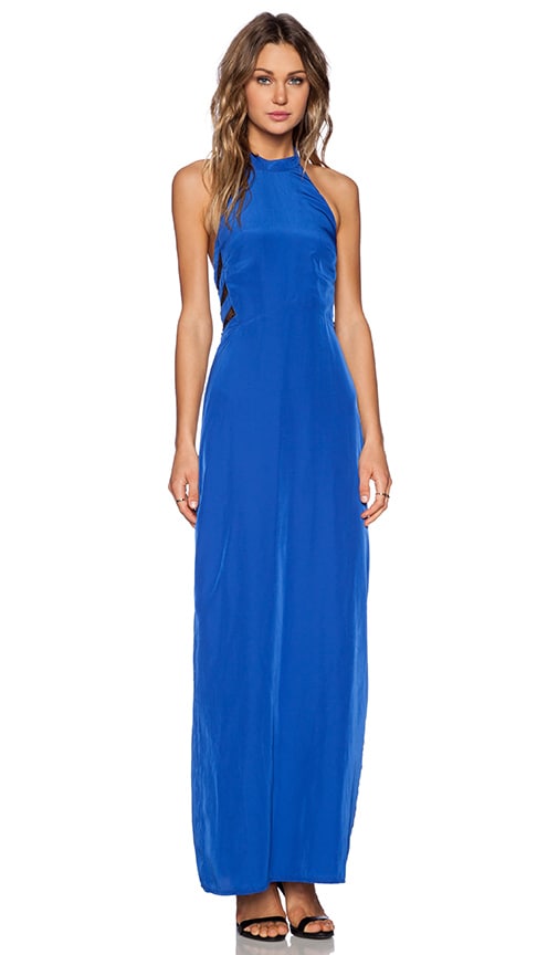 Nbd Penthouse Maxi Dress In Cobalt Revolve