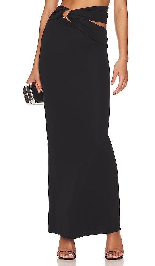 NBD Arlie Maxi Skirt in Black | REVOLVE