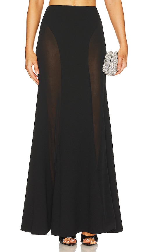 NBD Gisèle Maxi Skirt in Black