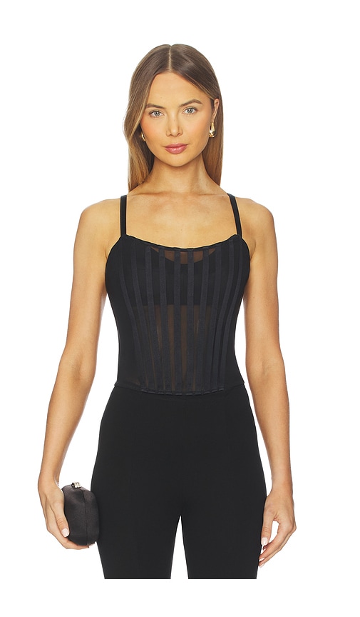 Nbd Maria Corset Top In Black